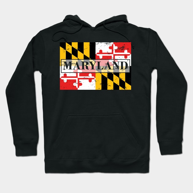 Maryland State Flag - Gift Maryland Flag Maryland Hoodie by giftideas